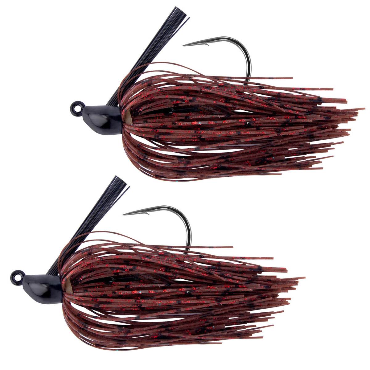 Dr.Fish 2pcs Weedless Bass Fishing Jigs