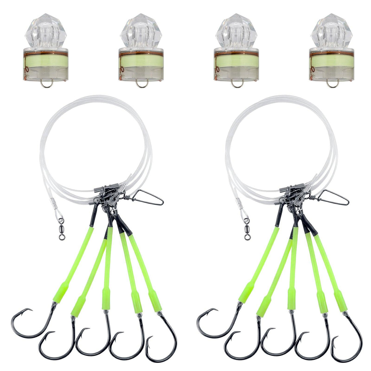 Dr.Fish 2pcs Diamond Deep Drop Snapper Rigs 6/0-9/0 - Dr.Fish Tackles