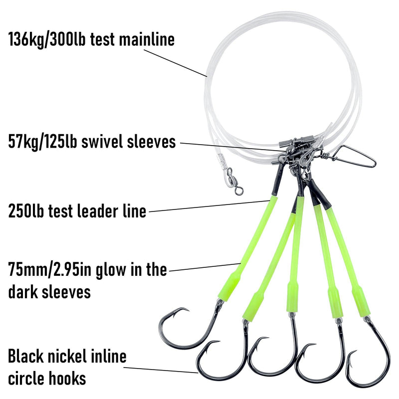 Dr.Fish 2pcs Diamond Deep Drop Snapper Rigs 6/0-9/0 - Dr.Fish Tackles