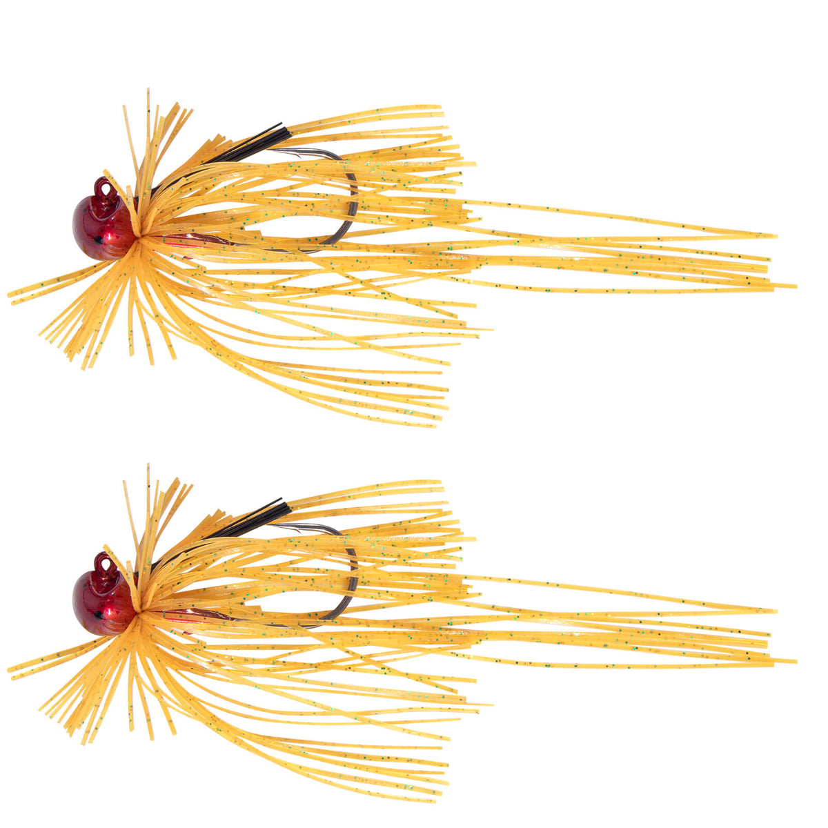 Dr.Fish 2pcs Football Jigs with Silicone Skirts 3/16oz-3/8oz