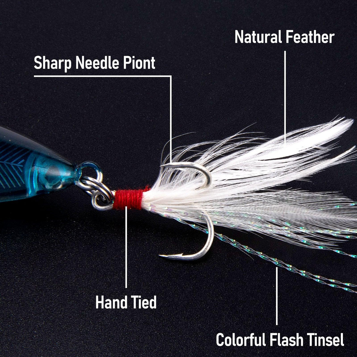 Dr.Fish 3pcs Topwater Fishing Lures 12g 10cm - Dr.Fish Tackles