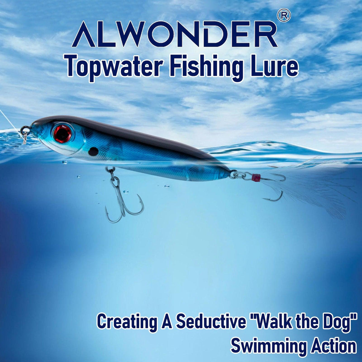 Dr.Fish 3pcs Topwater Fishing Lures 12g 10cm - Dr.Fish Tackles