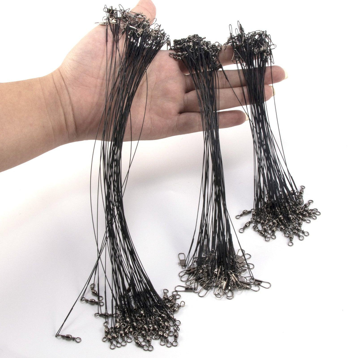 Dr.Fish 50pcs Stainless Steel Wire Leader 40lb 15-25cm - Dr.Fish Tackles