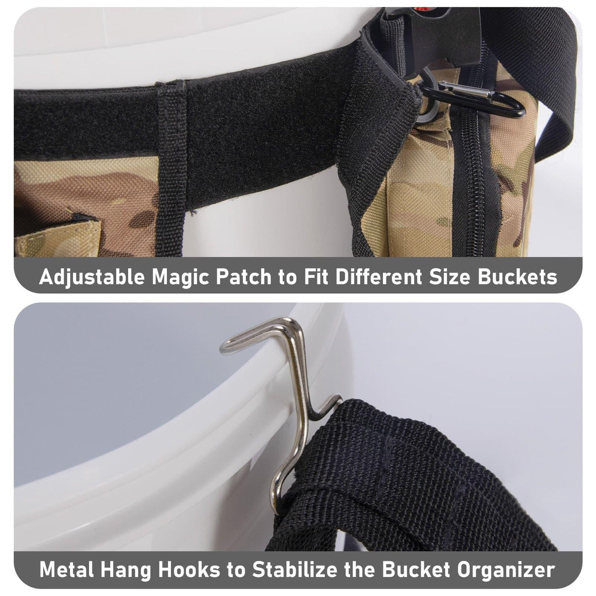Dr.Fish 5pcs Gallon Bucket Tool Organizer - Dr.Fish Tackles