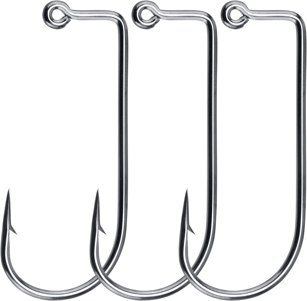Dr.Fish 100pcs 90 Degree Aberdeen Jig Hooks #10-#5/0