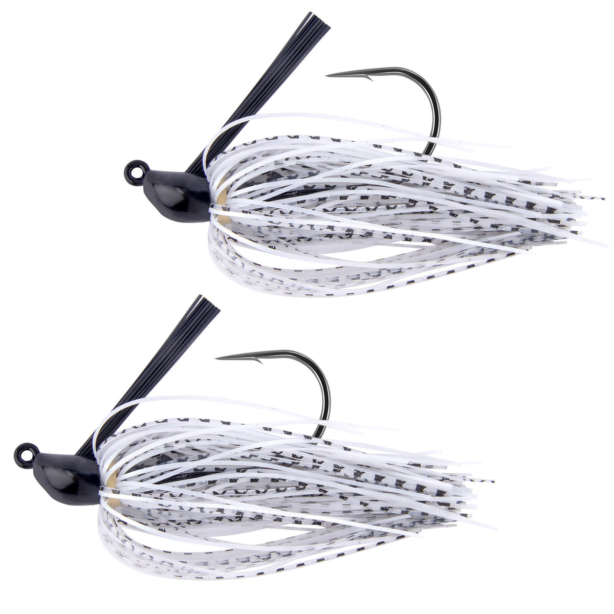 Dr.Fish 2pcs Weedless Bass Fishing Jigs