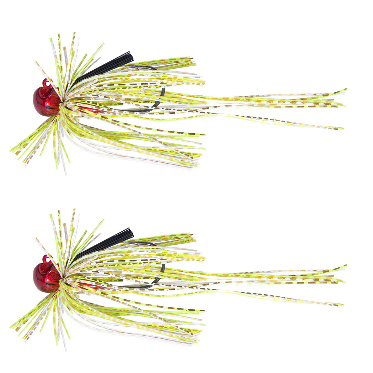 Dr.Fish 2pcs Football Jigs with Silicone Skirts 3/16oz-3/8oz