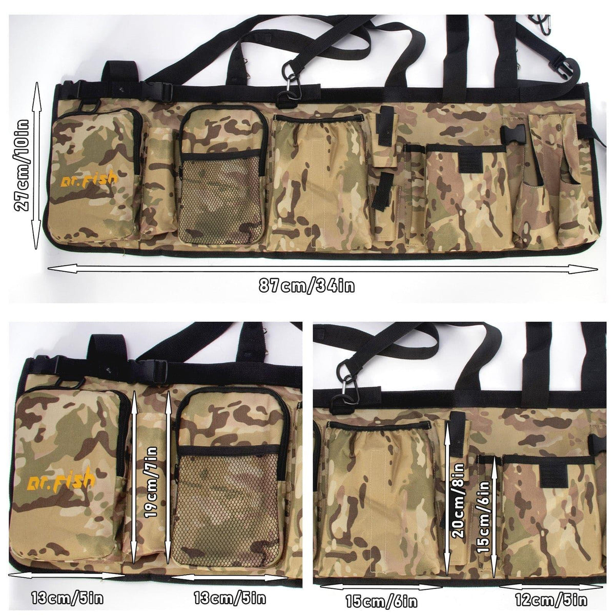 Dr.Fish 5pcs Gallon Bucket Tool Organizer - Dr.Fish Tackles