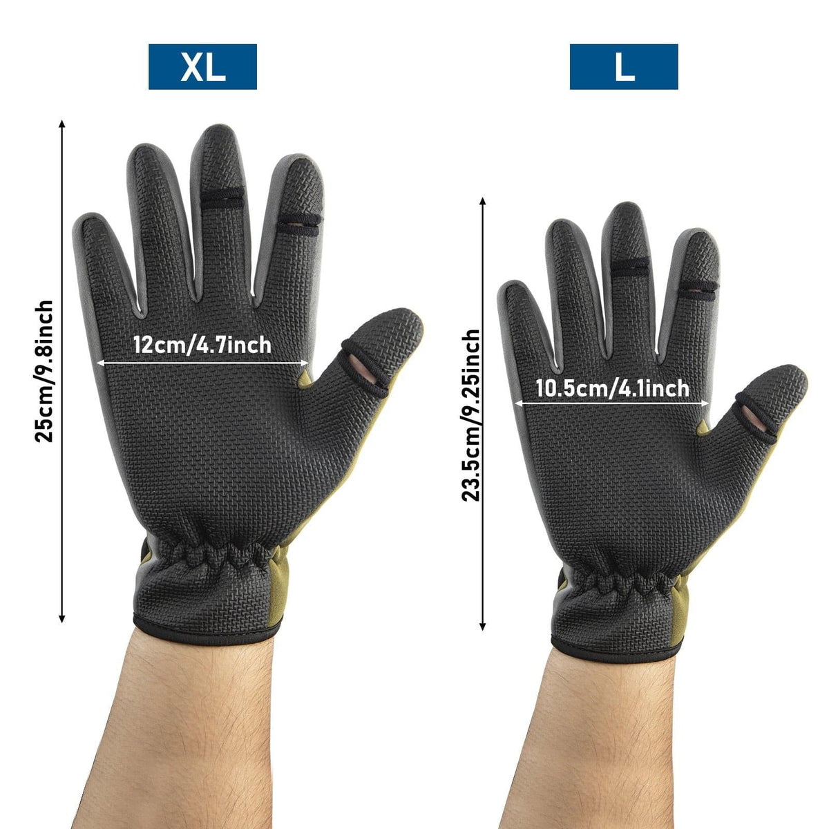 Dr.Fish Pair of  Outdoor Sport  Fishing Gloves - Dr.Fish Tackles