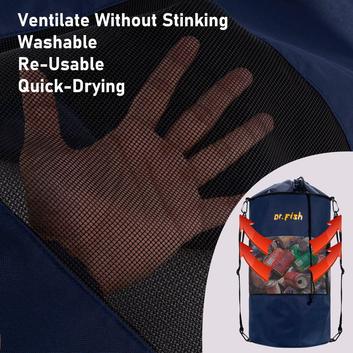 Dr.Fish Boat Trash Bags 24'' - Dr.Fish Tackles