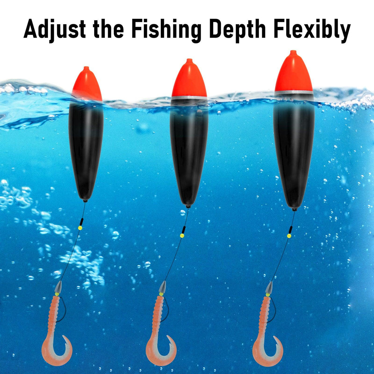 Dr.Fish 5pcs Big Fishing Slip Bobbers 10g 12g 15g - Dr.Fish Tackles