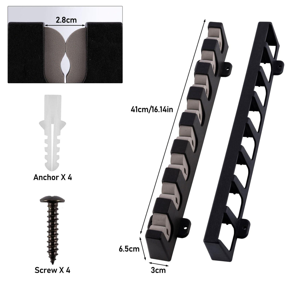 Dr.Fish Vertical/Horizontal Rod Holder 13.58''-16.14'' - Dr.Fish Tackles