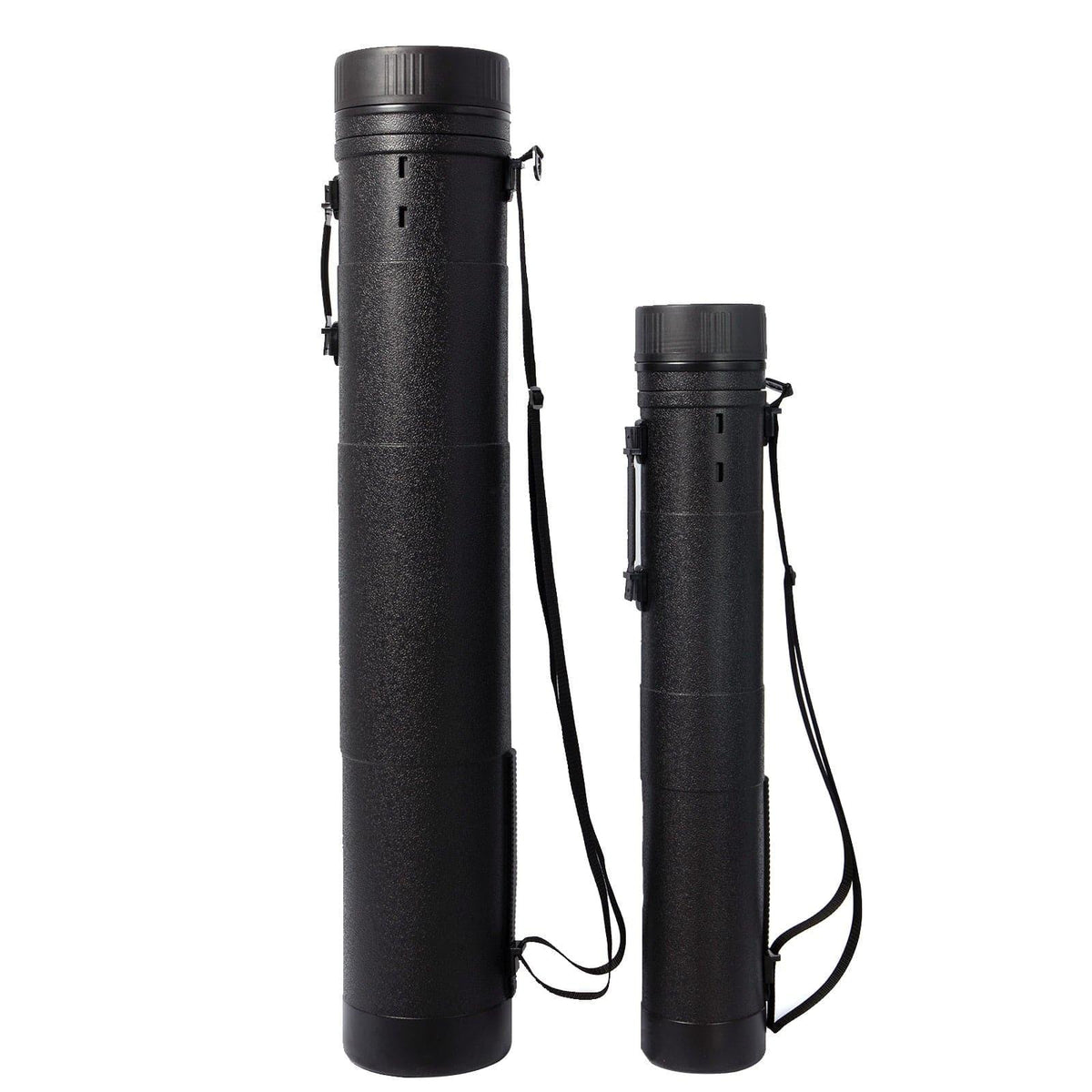 Dr.Fish 2pcs large Telescoping Rod Tube + 6 Wrap Tie Fishing Pole Storage - Dr.Fish Tackles