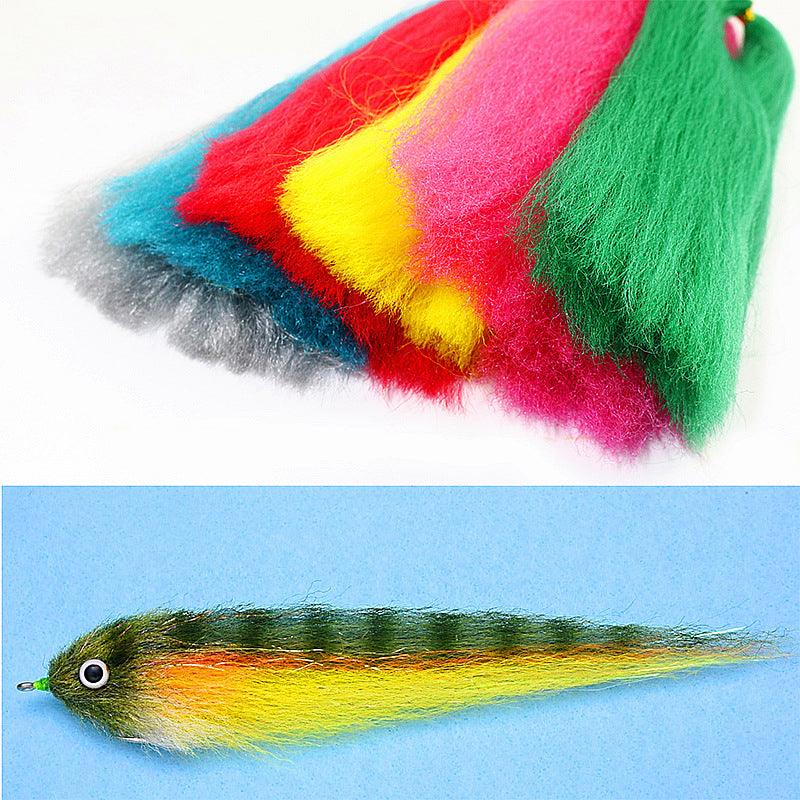 Dr.Fish 1 Pack 40CM Synthetic Fiber Fly Tying Material (12 colors) - Dr.Fish Tackles