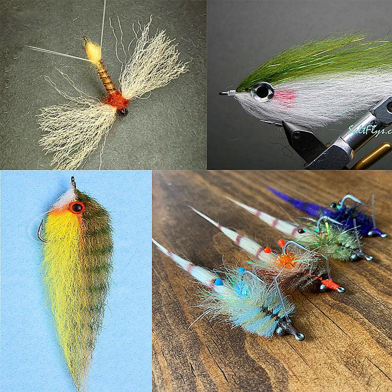 Dr.Fish 1 Pack 40CM Synthetic Fiber Fly Tying Material (12 colors) - Dr.Fish Tackles