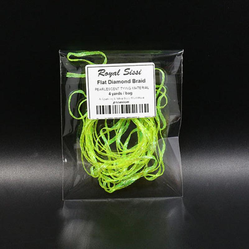 Dr.Fish  1 pcs Diamond Braid Crystal Flash  Fly Tying Materials (10 colors) - Dr.Fish Tackles