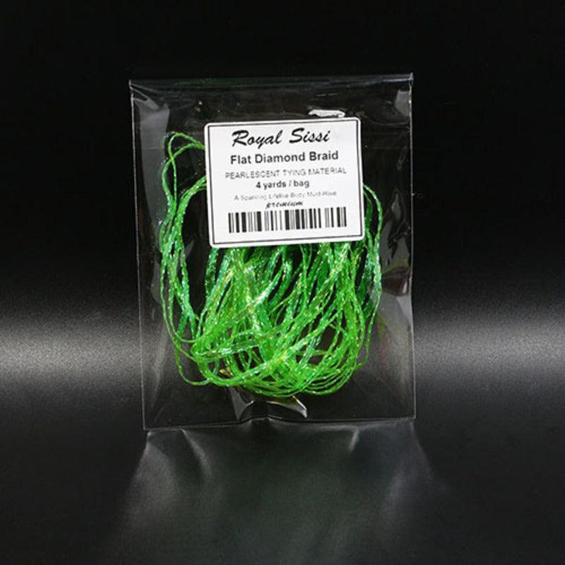 Dr.Fish  1 pcs Diamond Braid Crystal Flash  Fly Tying Materials (10 colors) - Dr.Fish Tackles