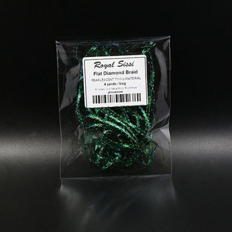 Dr.Fish  1 pcs Diamond Braid Crystal Flash  Fly Tying Materials (10 colors) - Dr.Fish Tackles
