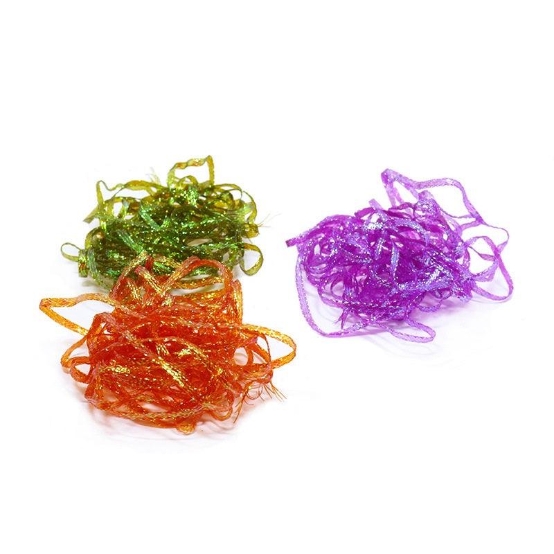 Dr.Fish  1 pcs Diamond Braid Crystal Flash  Fly Tying Materials (10 colors) - Dr.Fish Tackles