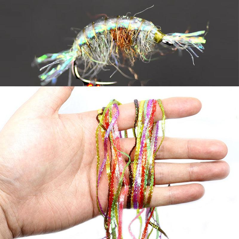 Dr.Fish  1 pcs Diamond Braid Crystal Flash  Fly Tying Materials (10 colors) - Dr.Fish Tackles