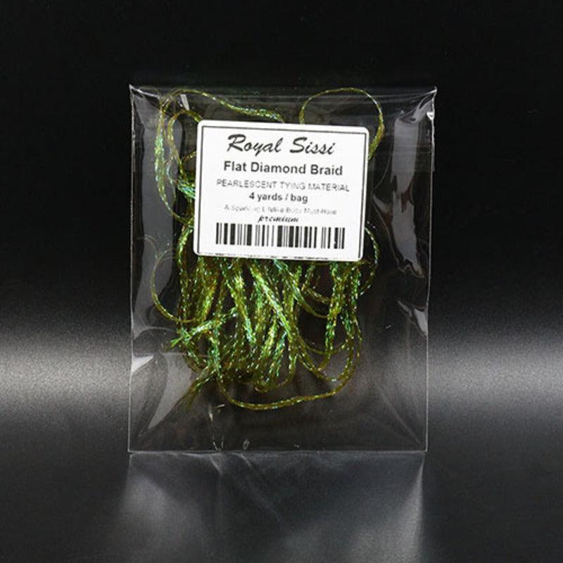 Dr.Fish  1 pcs Diamond Braid Crystal Flash  Fly Tying Materials (10 colors) - Dr.Fish Tackles
