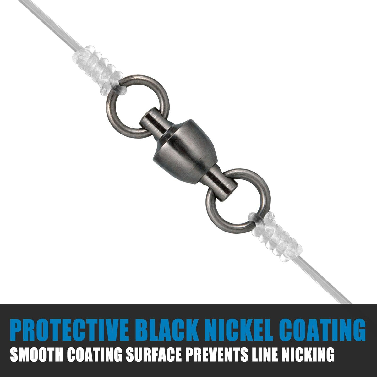 Dr.Fish 20/60pcs Ball Bearing Swivels 33-507lb - Dr.Fish Tackles