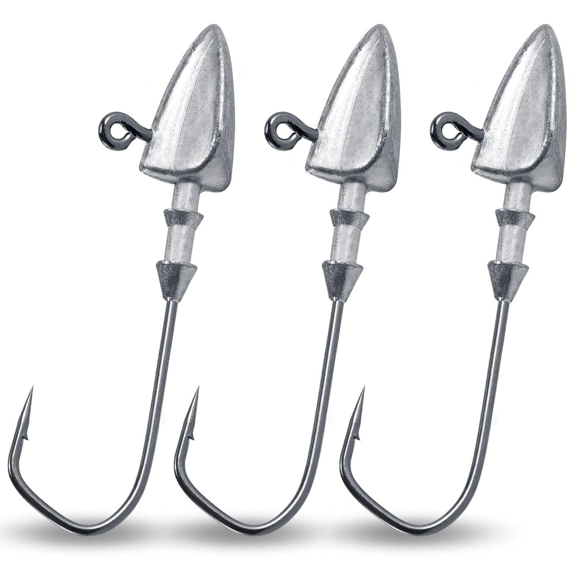 Dr.Fish 20pcs High Carbon Steel Texas Jig 1/8-1/2oz - Dr.Fish Tackles