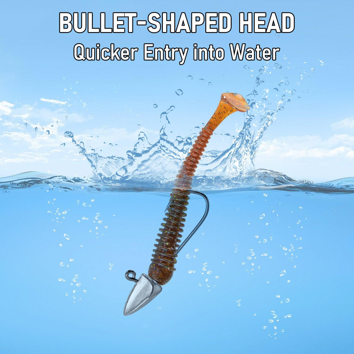 Dr.Fish 20pcs High Carbon Steel Texas Jig 1/8-1/2oz - Dr.Fish Tackles