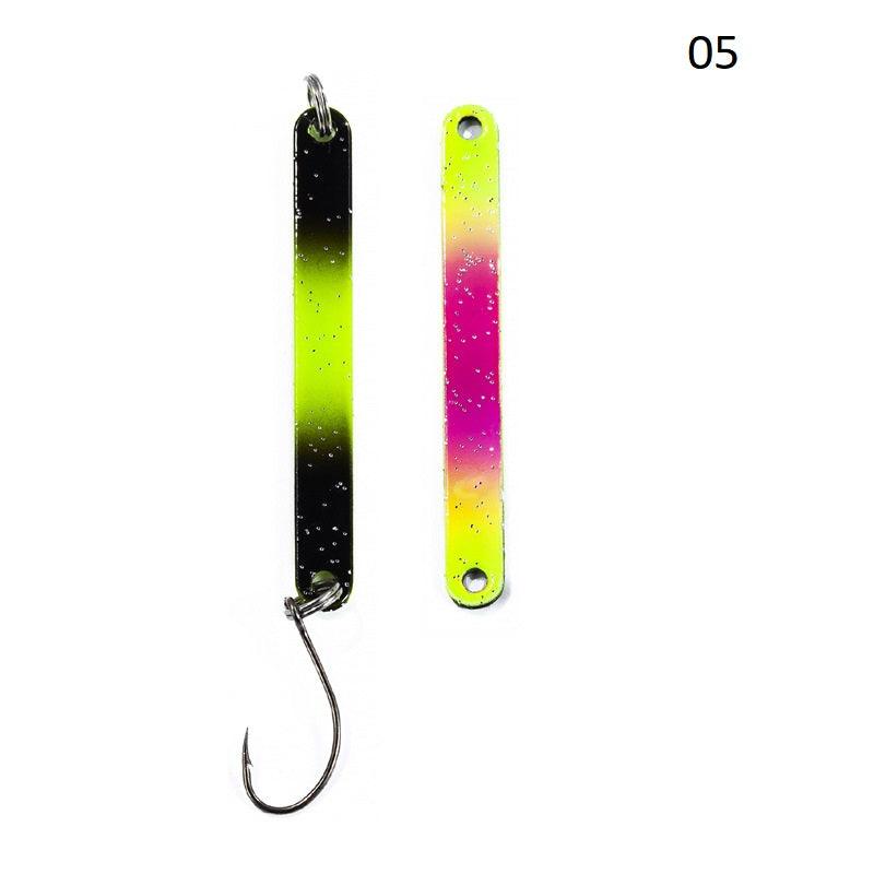 Dr.Fish 2pcs Colorful Long Strip Spoon Lures 2.5g 5cm - Dr.Fish Tackles