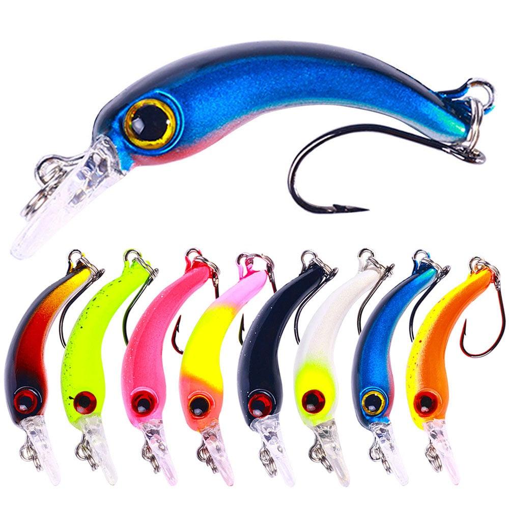 Dr.Fish 2pcs Crankbait with Single Hook 4cm 1.4g - Dr.Fish Tackles
