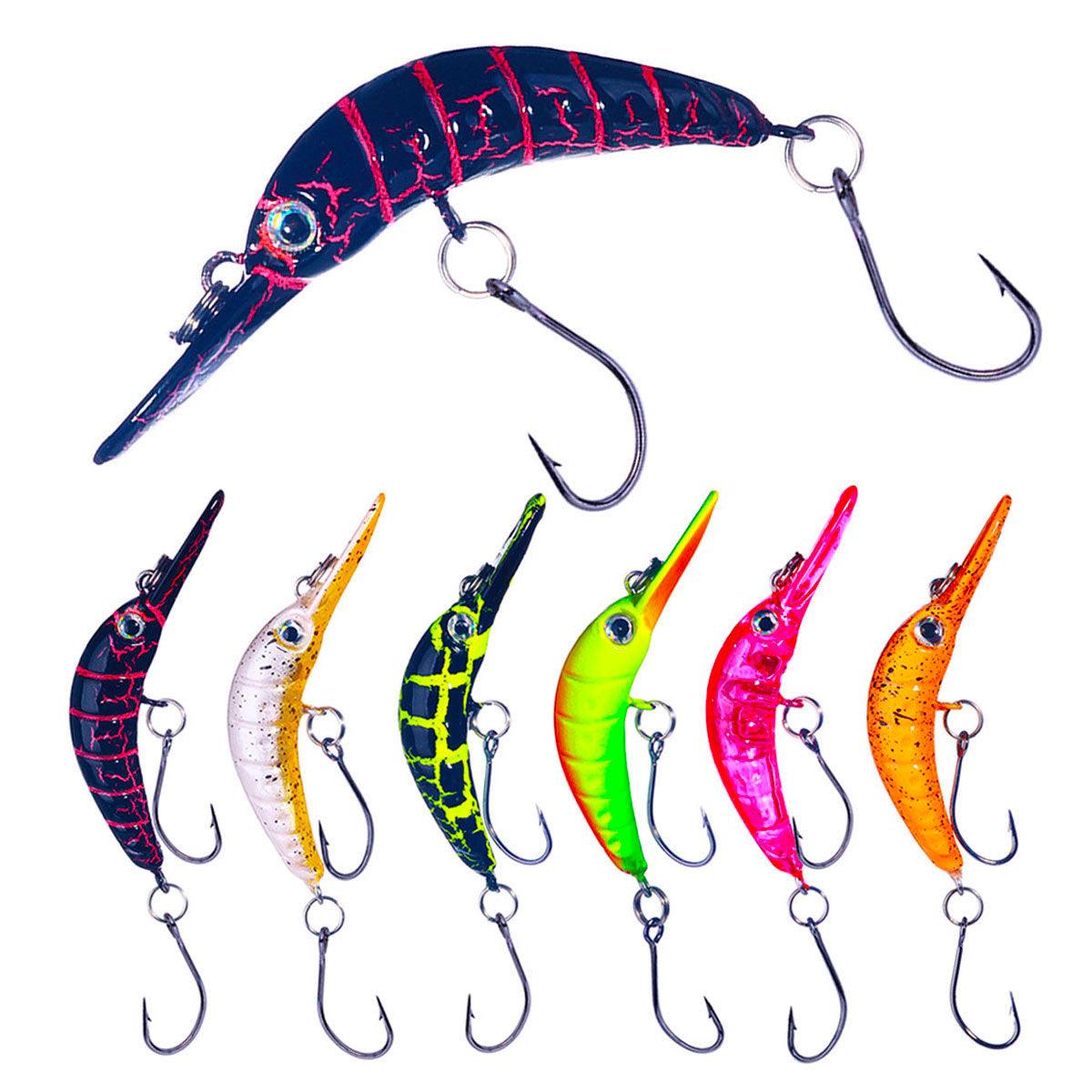 Dr.Fish 2pcs Floating Crankbait 7cm 3g - Dr.Fish Tackles