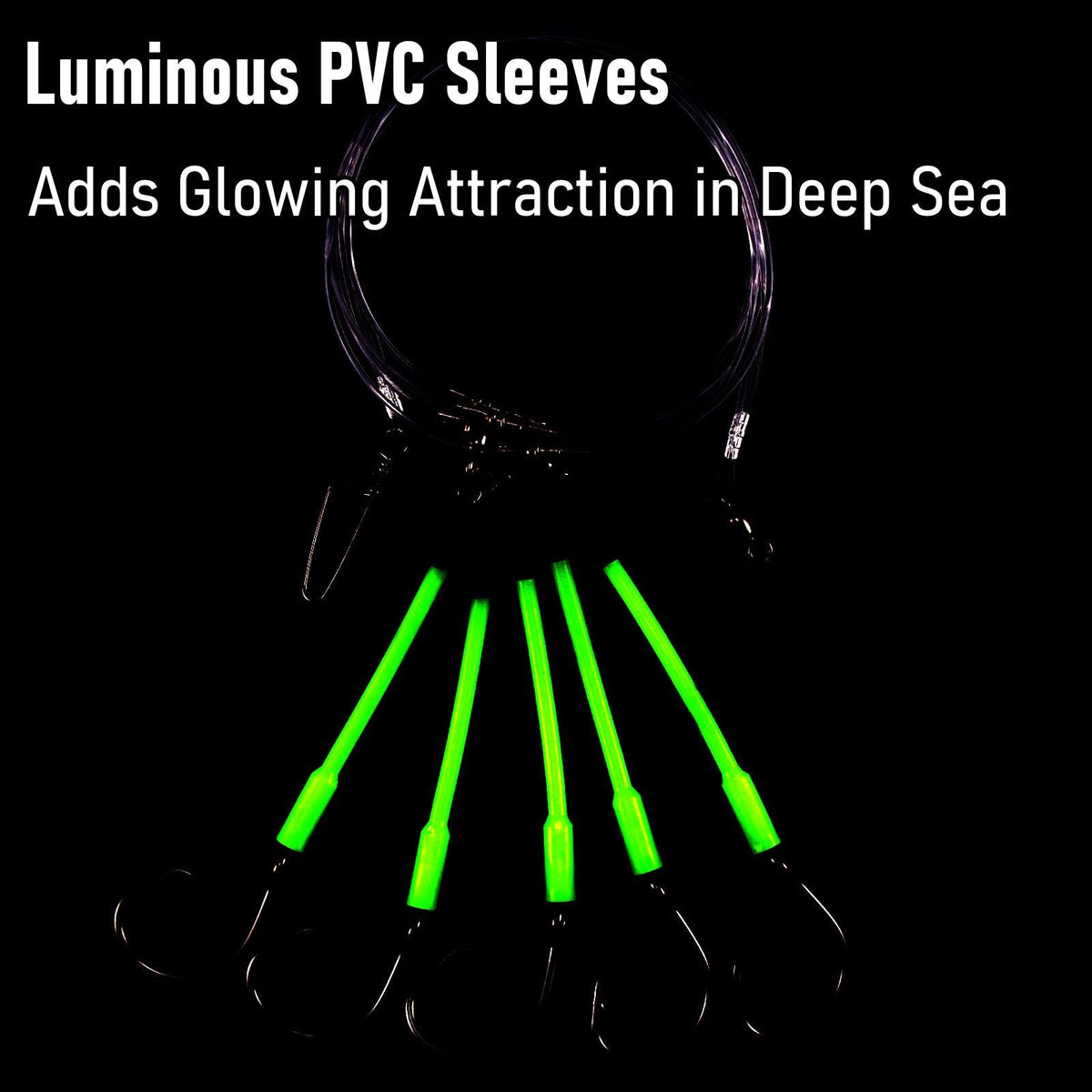 Dr.Fish 2pcs Glow Deep Drop Snapper Rigs 6/0-9/0 - Dr.Fish Tackles