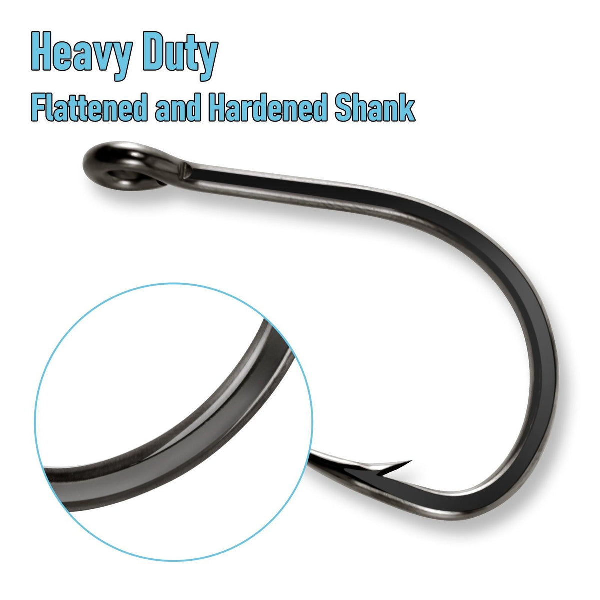 Dr.Fish 30pcs Stainless In-line Live Bait Hook #1-12/0 - Dr.Fish Tackles
