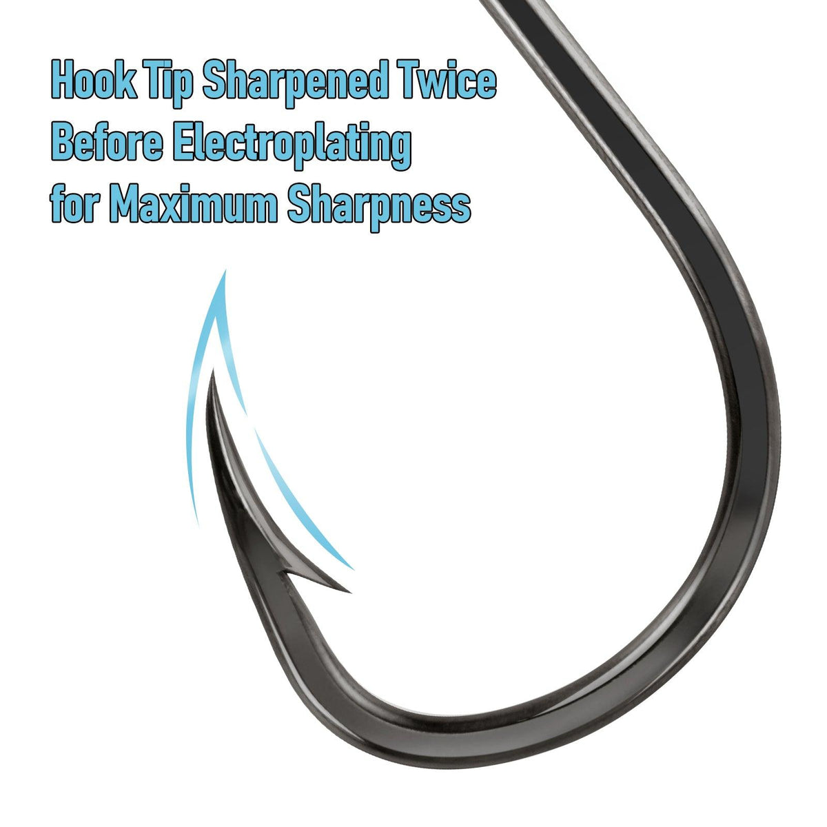 Dr.Fish 30pcs Stainless In-line Live Bait Hook #1-12/0 - Dr.Fish Tackles