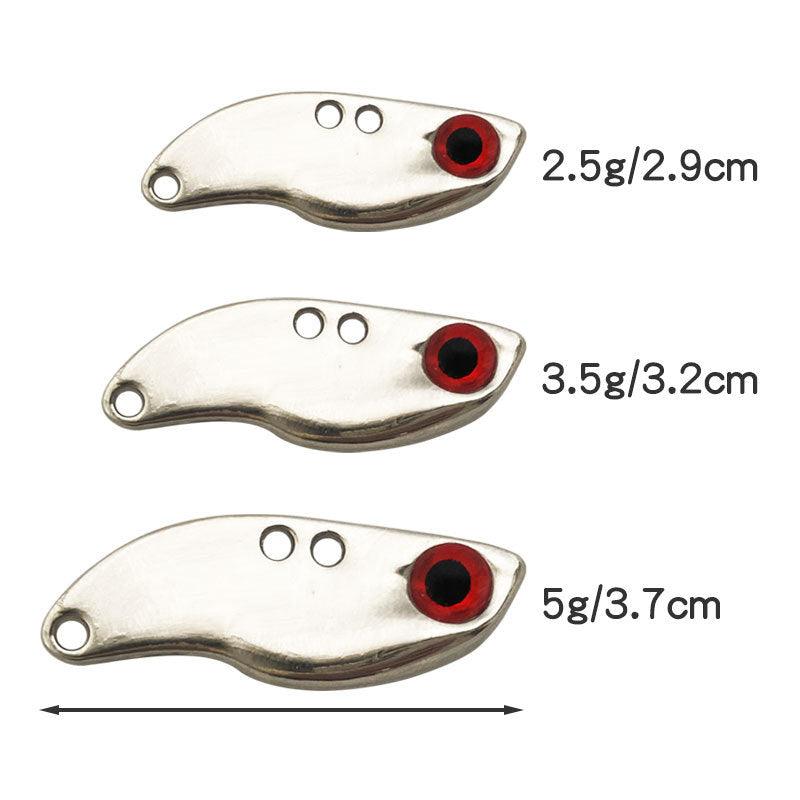 Dr.Fish 3pcs Alloy Blade Spoon Fishing Lures 2.5g 3.5g 5g - Dr.Fish Tackles