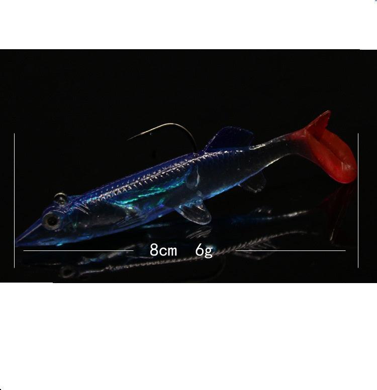 Dr.Fish 3pcs Bionic Fishing Soft lure 8cm/6g - Dr.Fish Tackles