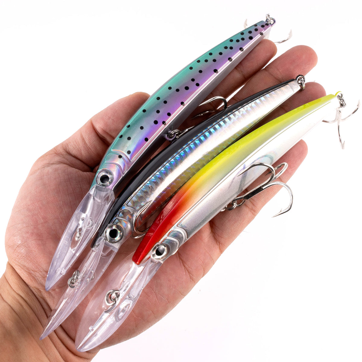 Dr.Fish 3pcs Minnow Jerkbait 7" 0.93oz