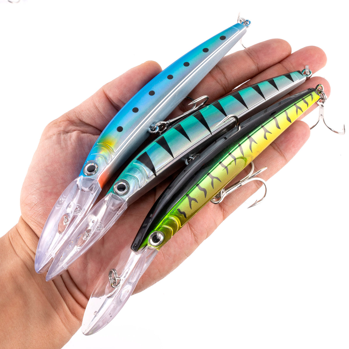 Dr.Fish 3pcs Minnow Jerkbait 7" 0.93oz