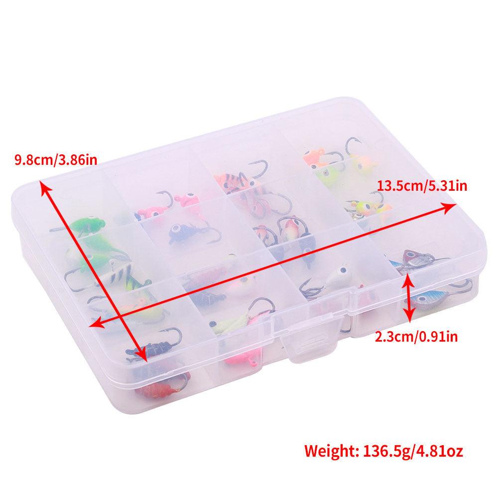 Dr.Fish 48pcs Ice Fishing Jig with Box - Dr.Fish Tackles