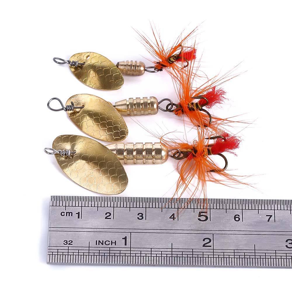 Dr.Fish 4pcs Spinner Baits Kit 2g 3.8g 7.8g - Dr.Fish Tackles
