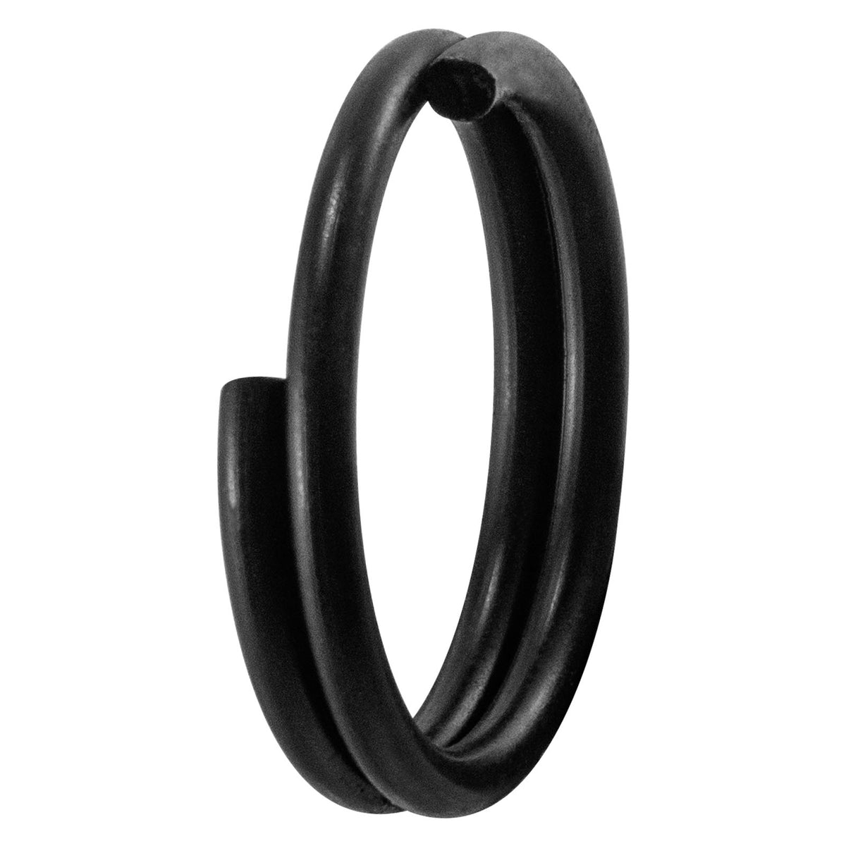 Dr.Fish 50pcs matt black split rings #1-#12 6.6lb-103lb