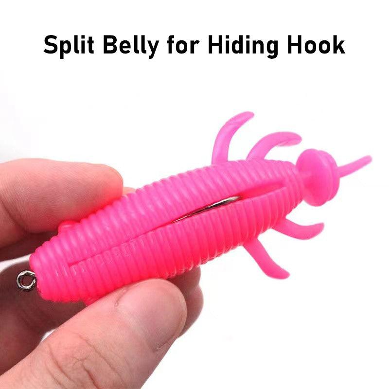 Dr.Fish 5pcs Artificial Insects Soft Plastic Lures 8cm 13g - Dr.Fish Tackles