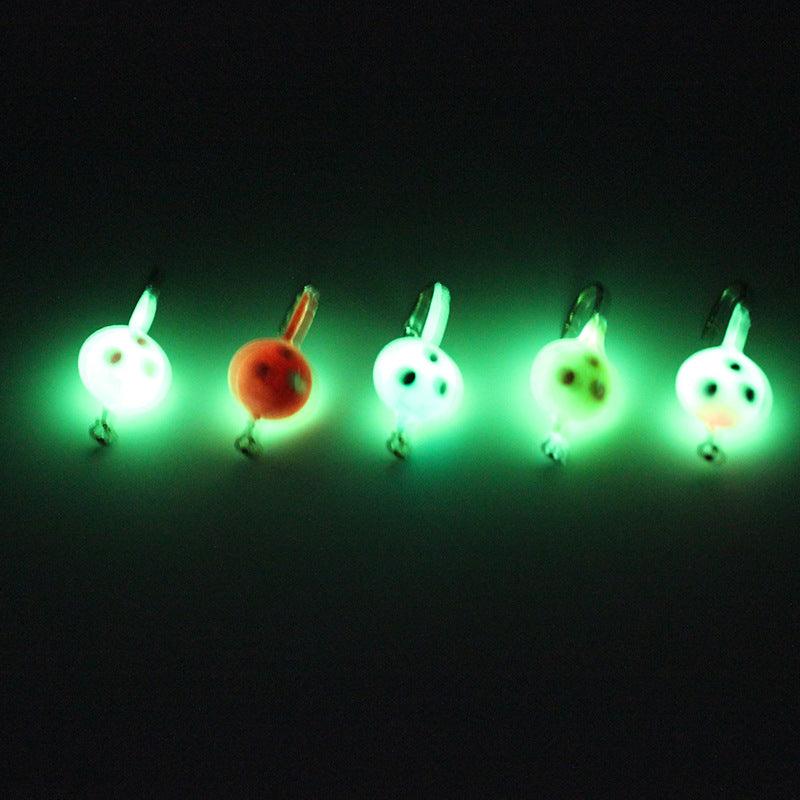 Dr.Fish 5pcs Luminous Ice Fishng Jigs 25mm 3g - Dr.Fish Tackles