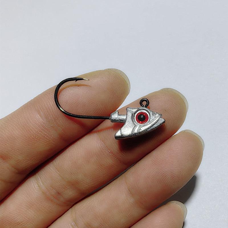 Dr.Fish 5pcs Red 3D eyes Swimbait Jig Head 5g 7g - Dr.Fish Tackles