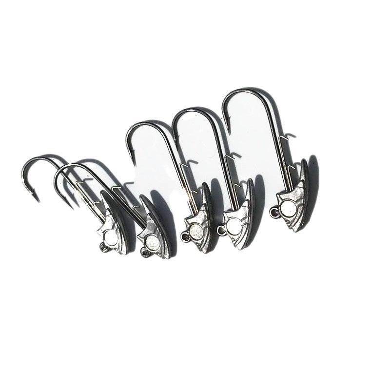 Dr.Fish 5pcs Red 3D eyes Swimbait Jig Head 5g 7g - Dr.Fish Tackles