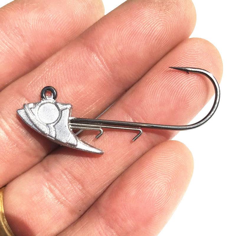 Dr.Fish 5pcs Red 3D eyes Swimbait Jig Head 5g 7g - Dr.Fish Tackles