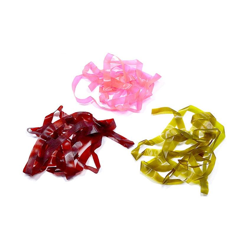 Dr.Fish 5pcs  Scud Backs Elastic Silicone Worm Body Fly Tying Material 6mm (12 Colors) - Dr.Fish Tackles