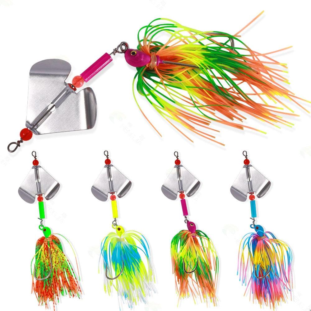 Dr.Fish Colorful Spinner Baits Jigs 12.6cm 12g - Dr.Fish Tackles