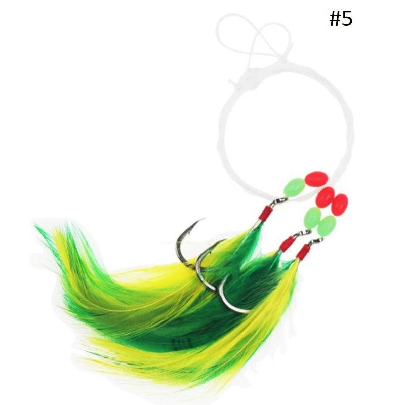 Dr.Fish Feather Rig Fishing Lure Bait Rig Tackle - Dr.Fish Tackles