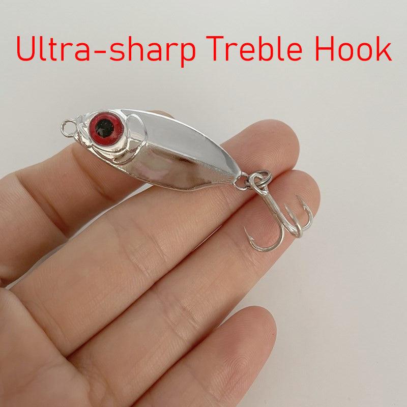 Dr.Fish Red 3D eyes Mini Fishing Spoons Lures10g 3.8cm - Dr.Fish Tackles